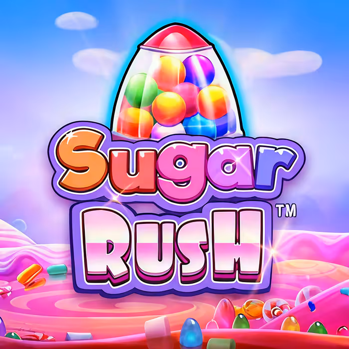 Sugar Rush slot bursting with clustered candy wins